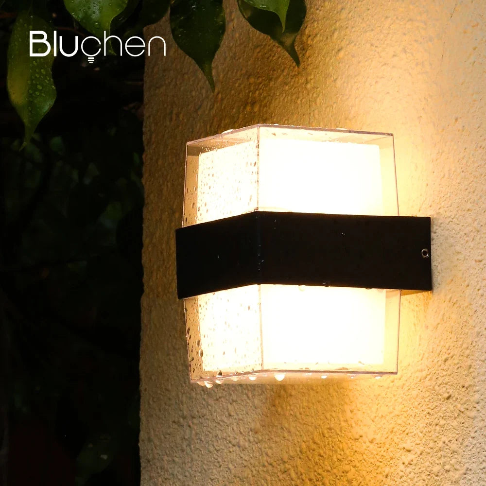 applique murale led étanche moderne pour extérieur et intérieur