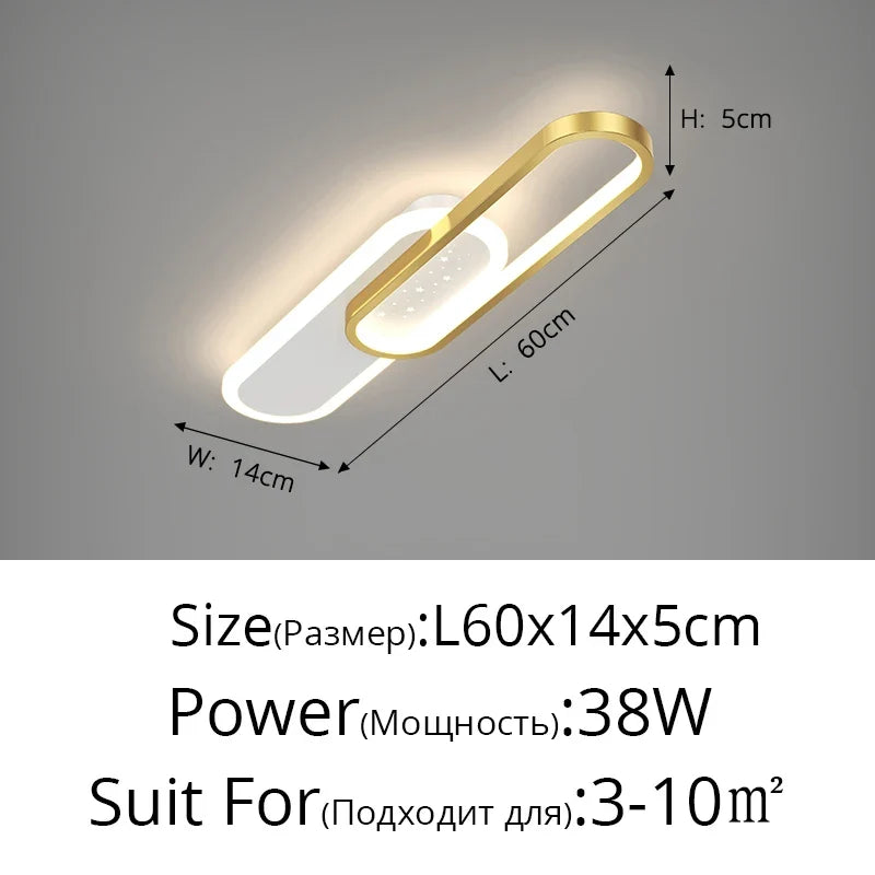 plafonnier led minimaliste moderne pour extérieur