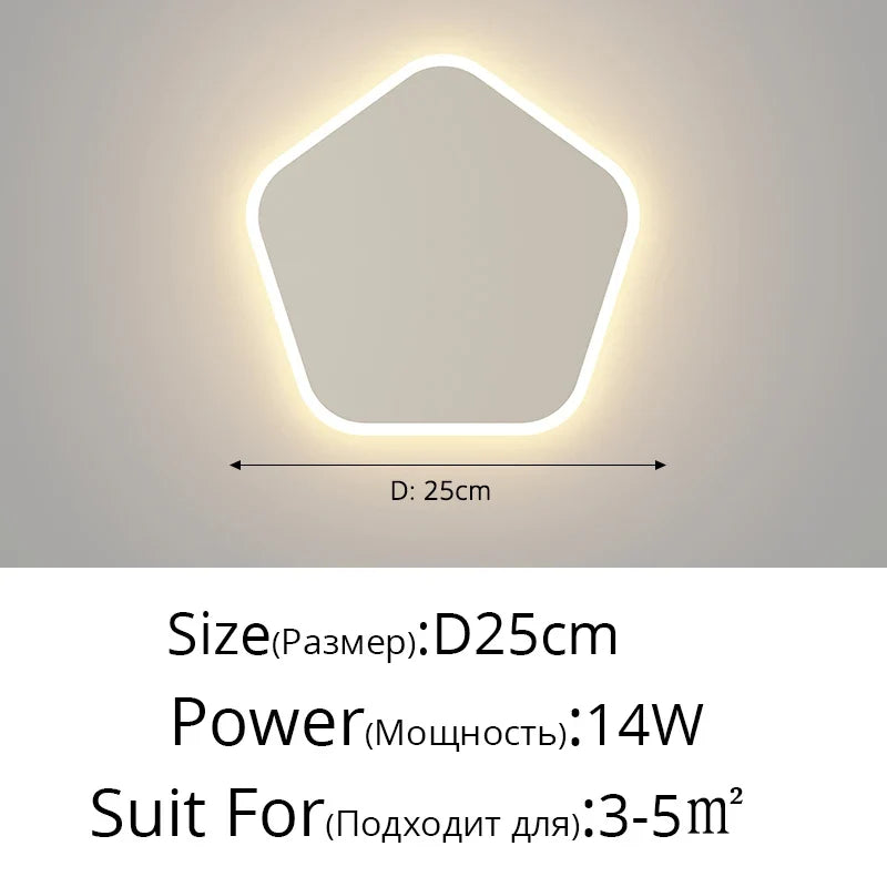 lampe led murale nordique créative simple moderne