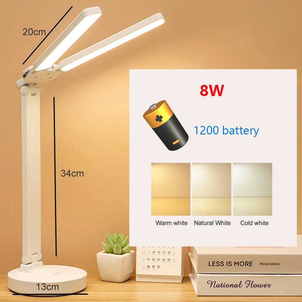lampe de bureau led tactile usb gradation protection yeux