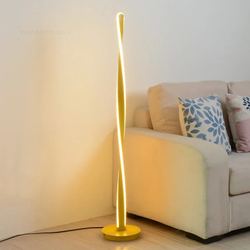 lampadaire led moderne à intensité variable pour décoration intérieure