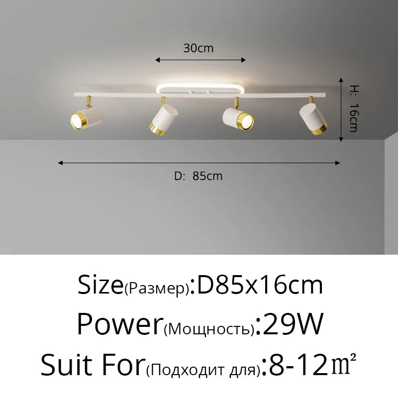 lustre moderne led pour magasin de vêtements et salon
