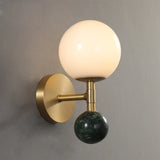 applique murale nordique moderne en cuivre marbre éclairage led décoration luxe