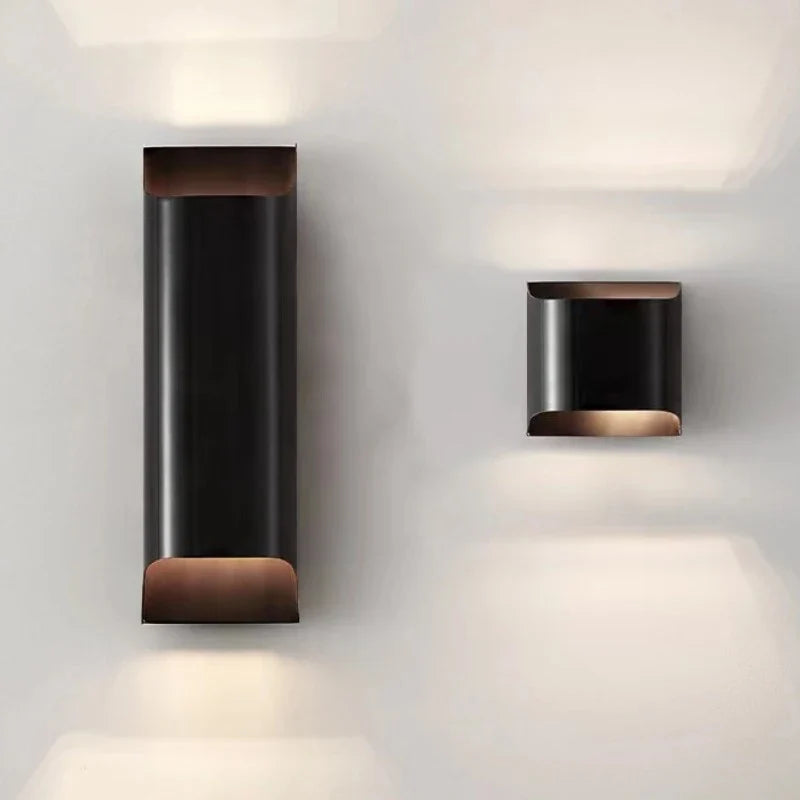 Applique murale led en laiton design moderne et minimaliste
