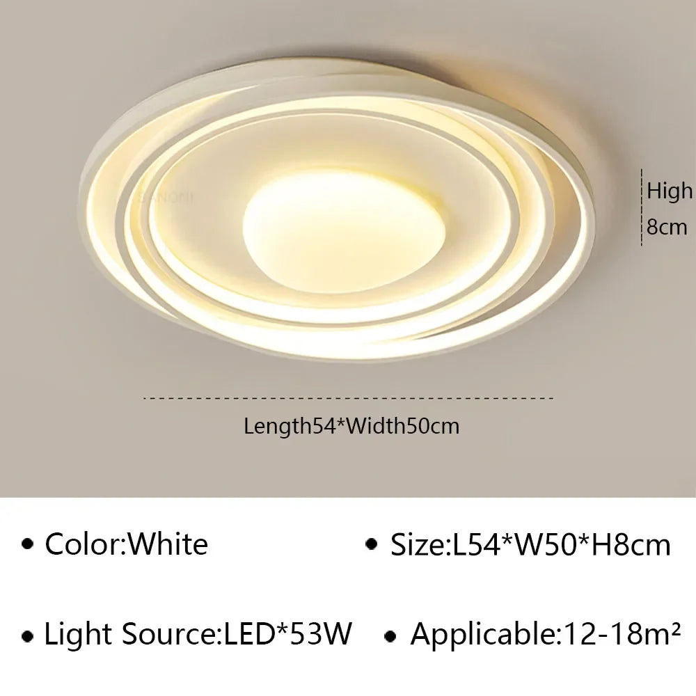 lustre led ultra mince moderne pour décoration intérieure