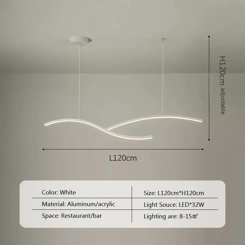 suspension acrylique hyperbolique design moderne décorative