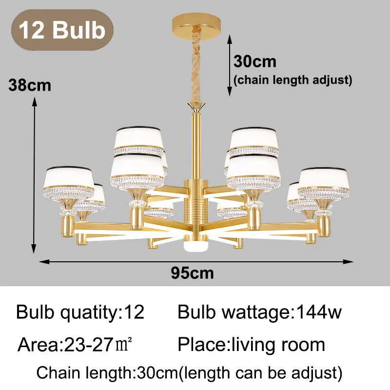 lustre moderne led design nordique pour intérieur élégant