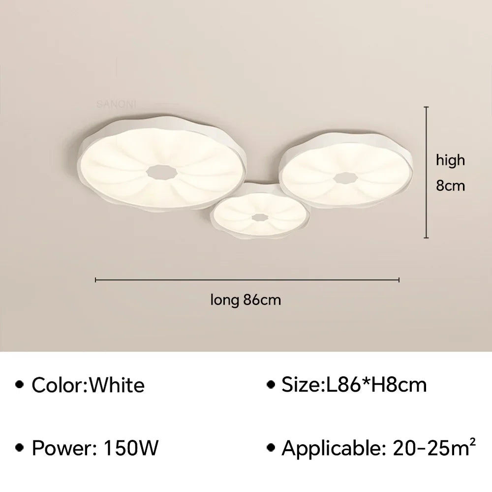 plafonnier créatif à led moderne pour décoration intérieure