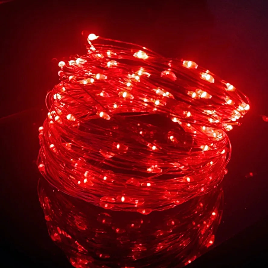 guirlande lumineuse led usb étanche pour décorations de fête