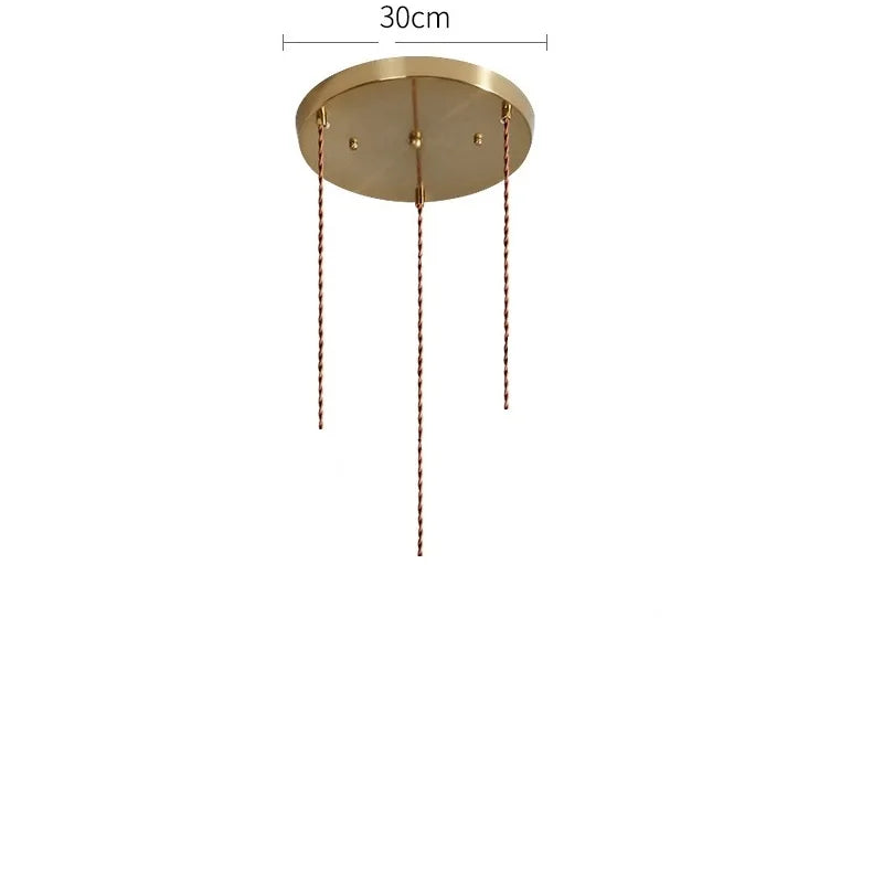 Suspension design Style nordique Simple à LED fleurs en verre