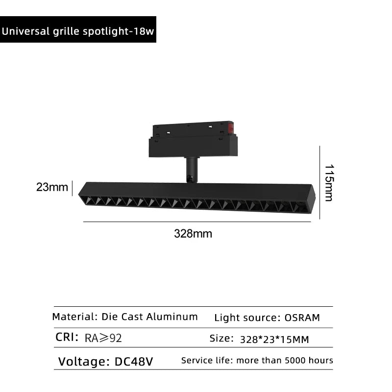 lampe led magnétique à intensité variable projecteur de plafond zigbee
