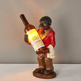 lampe de singe rétro en résine pour déco vintage et loft