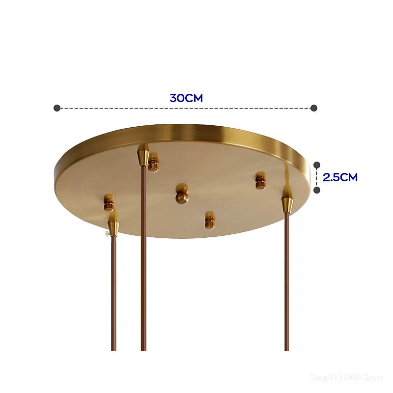 Suspension céramique design de plusieurs formes