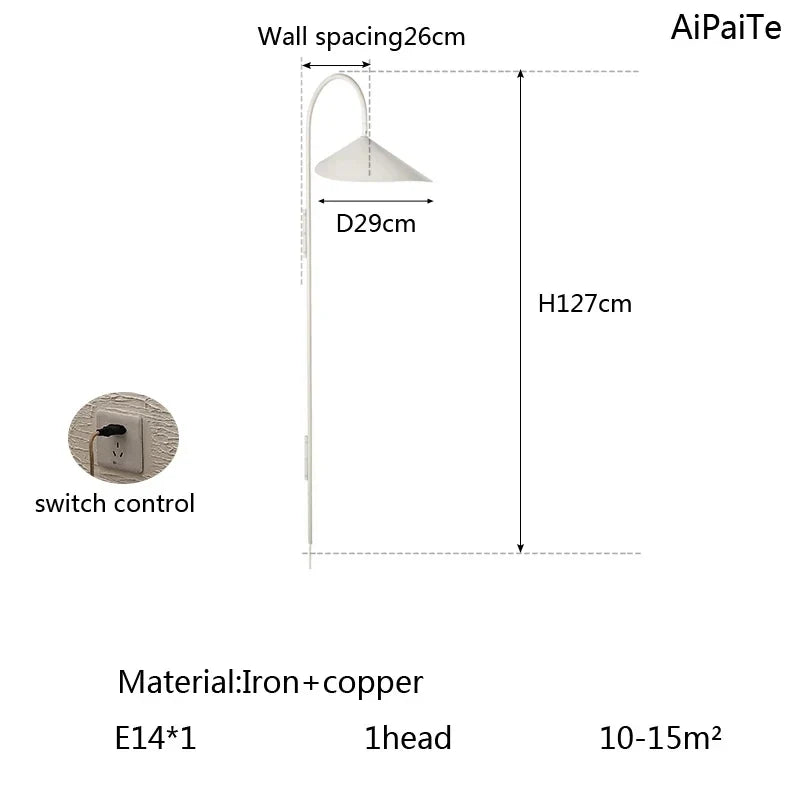 Lampadaire en marbre et pierre réglable