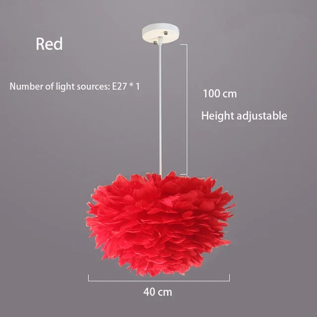 lustre moderne romantique led créative nordique suspendus éclairage