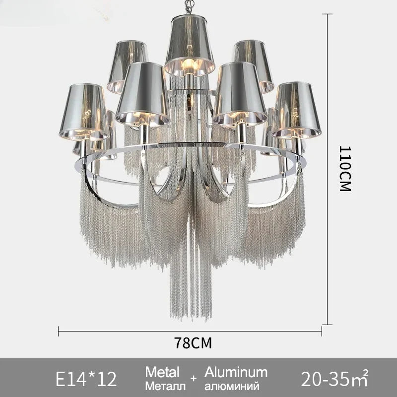 lustre de luxe pour mariage entrée et décoration élégante