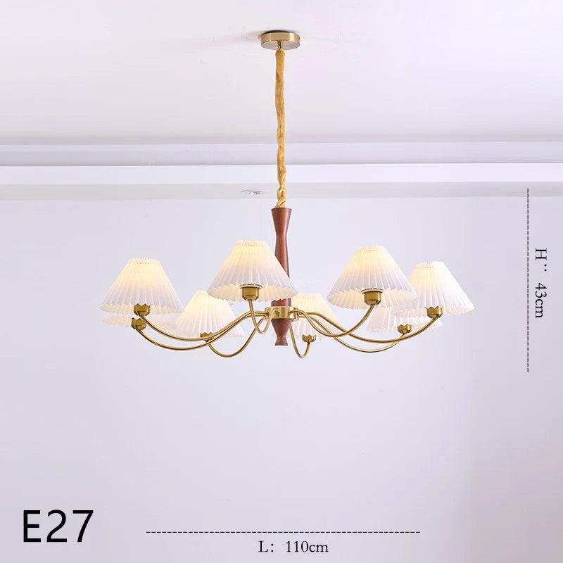 lustre en bois pour décoration luminaire suspendu