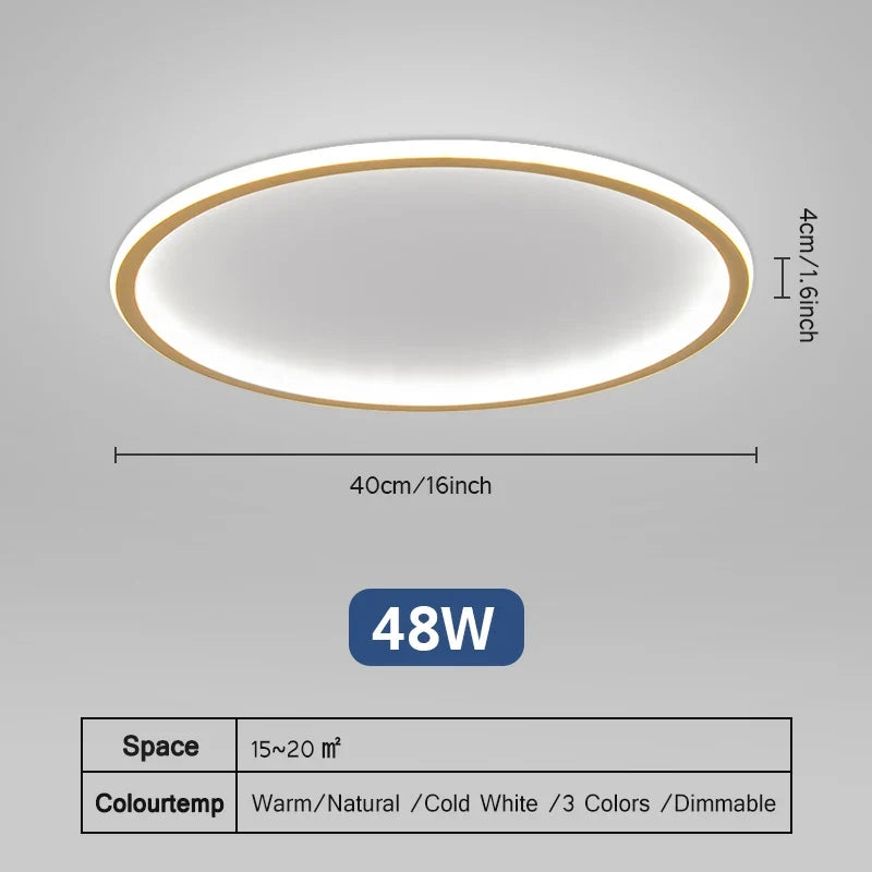 plafonniers led ultra minces creative clouds pour diverses pièces