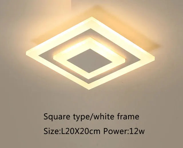 lustre led moderne pour allée couloir et intérieur