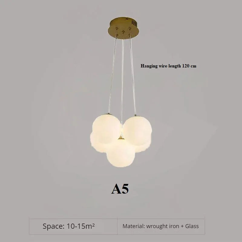 suspension design moderne en forme de lune