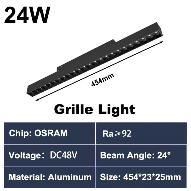 rail d éclairage magnétique moderne pour intérieur en aluminium