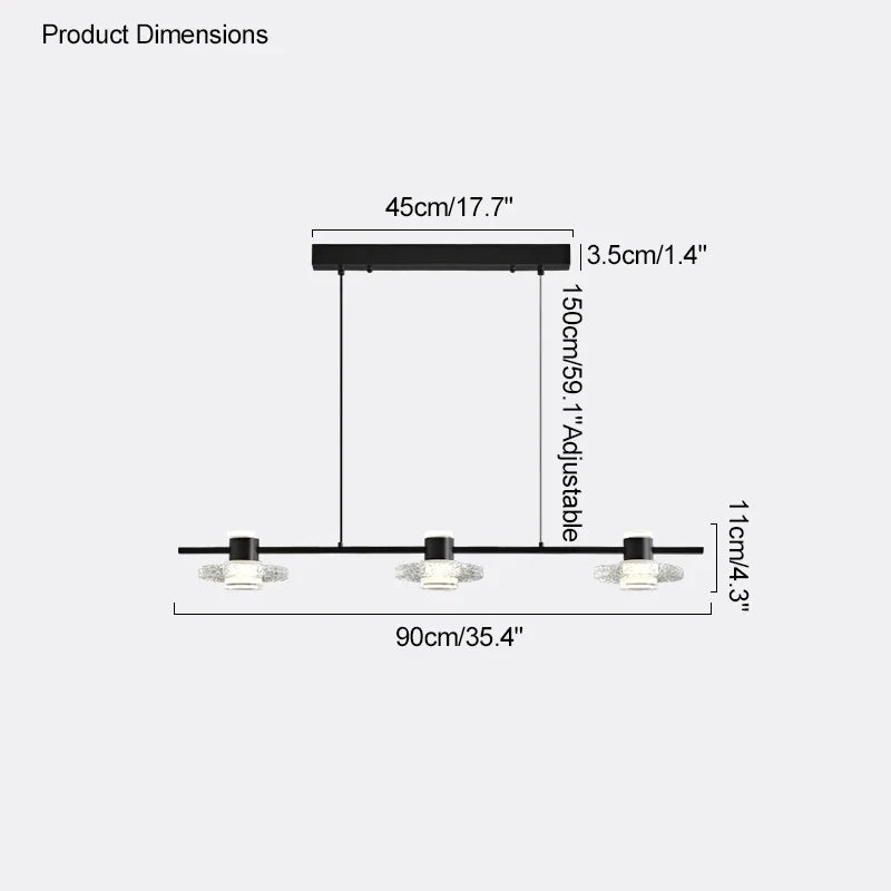 suspension minimaliste en laiton pour un éclairage élégant
