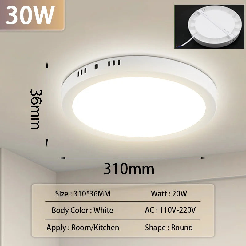 plafonnier led ultra fin panneau lumineux pour intérieur