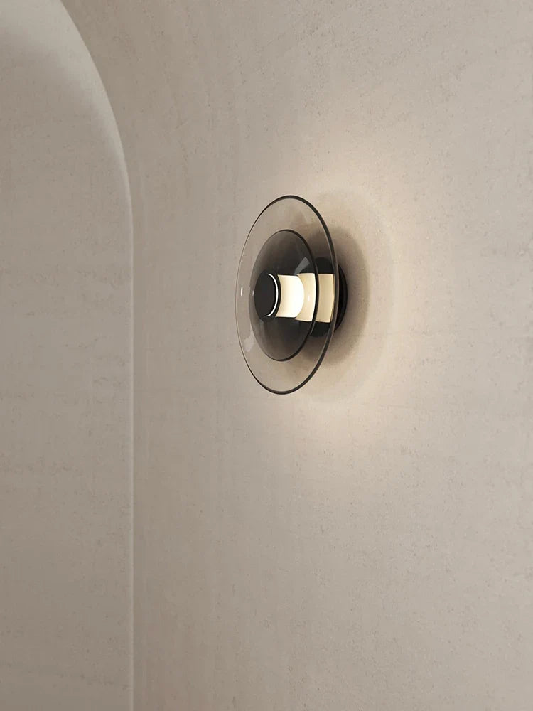 applique murale led en verre design créatif minimaliste pour intérieur