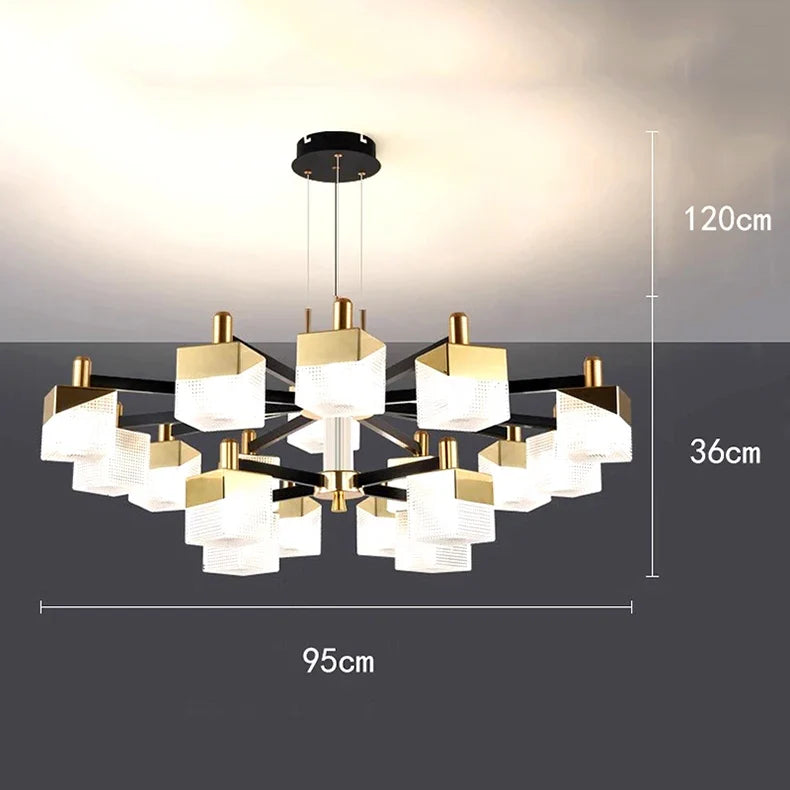lustres modernes led suspendus pour éclairage intérieur