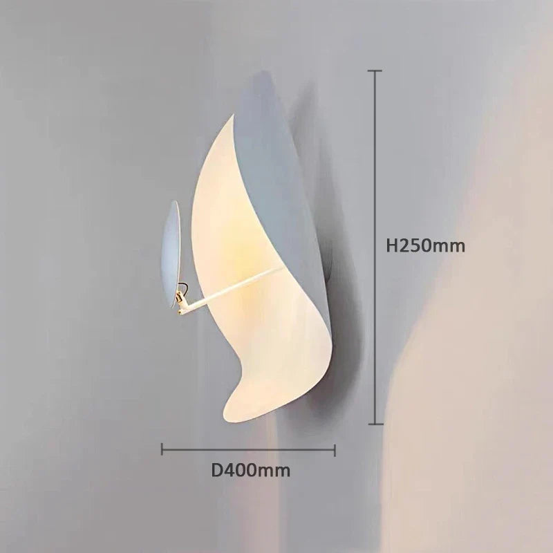 plafonnier scandinave en forme de feuille décorative pour magasin de vêtements