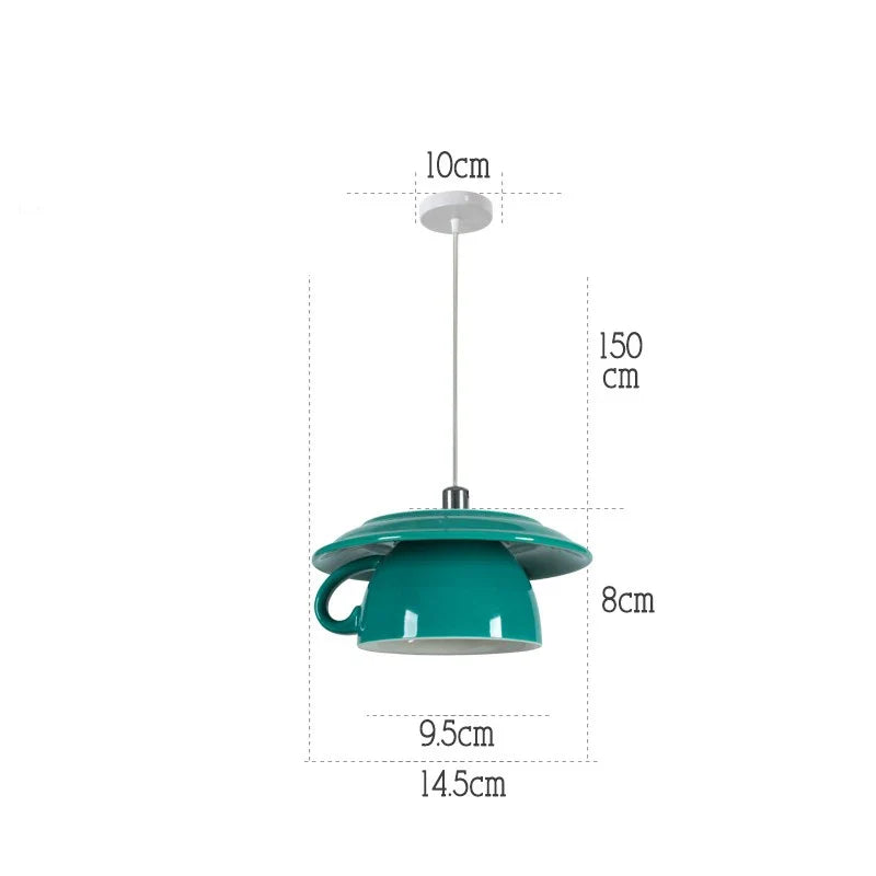 lampe suspension céramique moderne led
