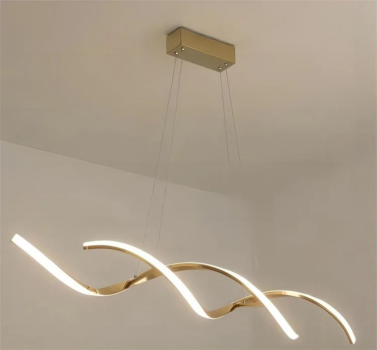 lustre de luxe moderne créatif design minimaliste épuré pour bar