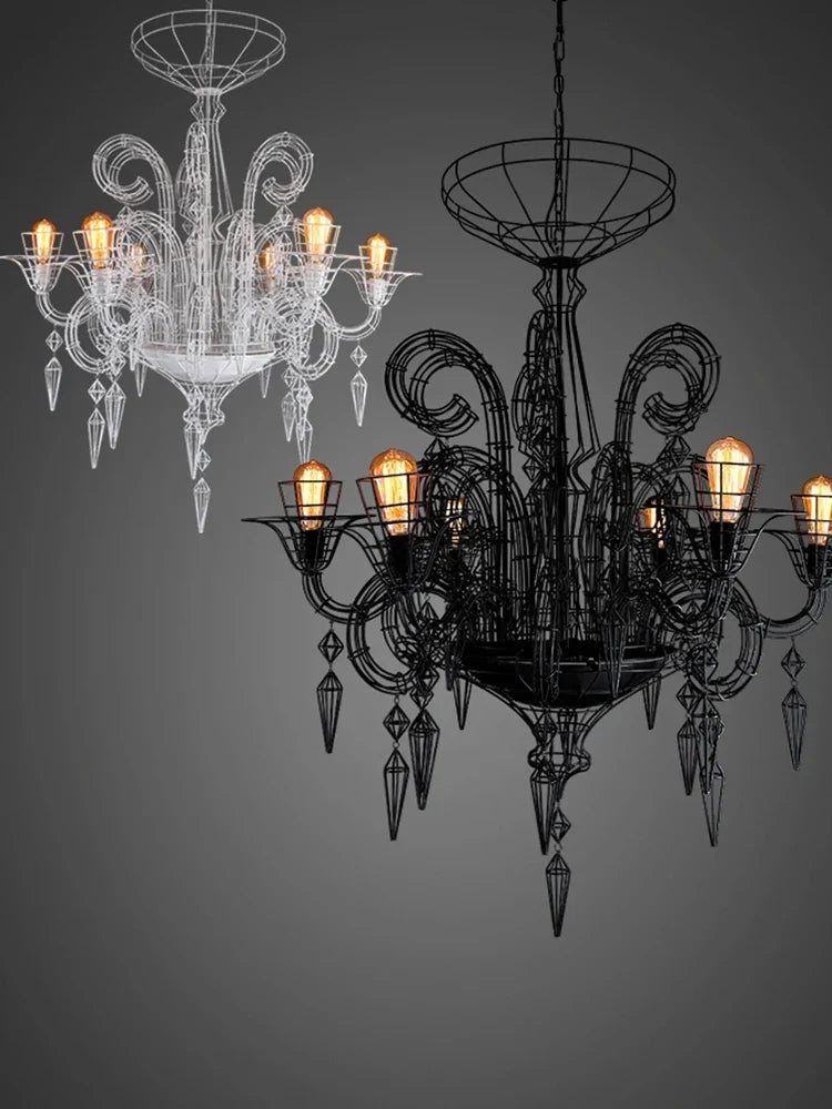suspension design en alliage moderne pour intérieur élégant