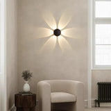 Hémisphère quatre côtés applique murale haut vers le bas Led 4W chevet couloir décor à la maison fond applique balcon jardin extérieur applique murale