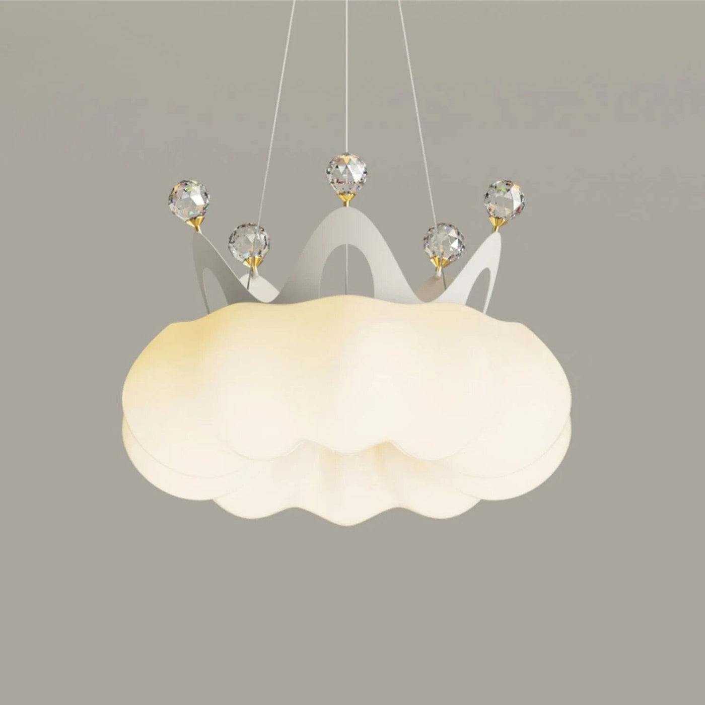 Lustre minimaliste moderne et simple vent crème