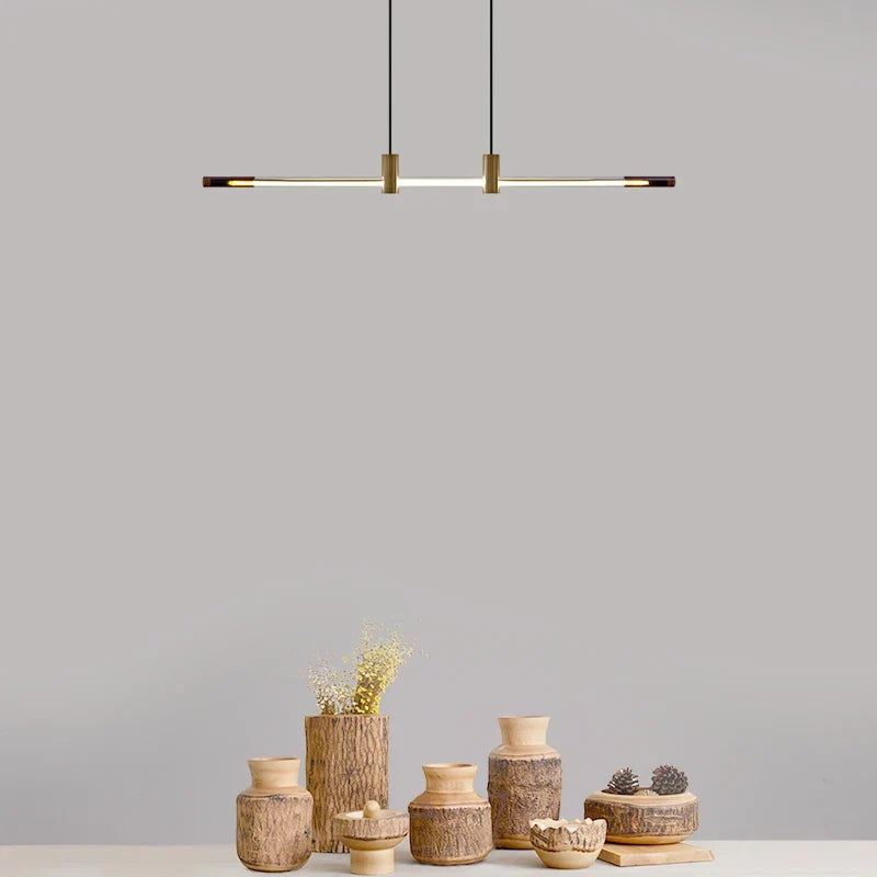lustre minimaliste à LED pour bars et restaurants modernes