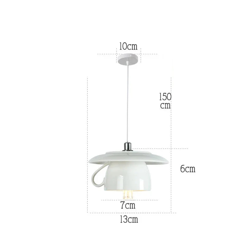 lampe suspension céramique moderne led