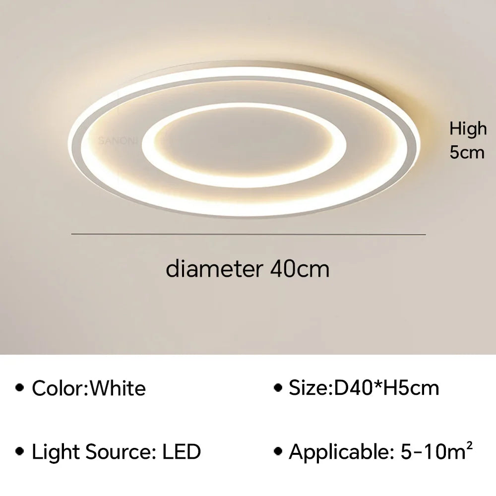 plafonnier led moderne pour décoration d'intérieur élégante