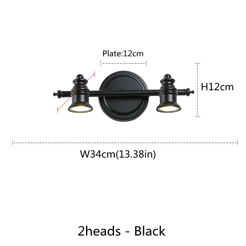 miroir vintage led avec lumières pour vanité et maquillage