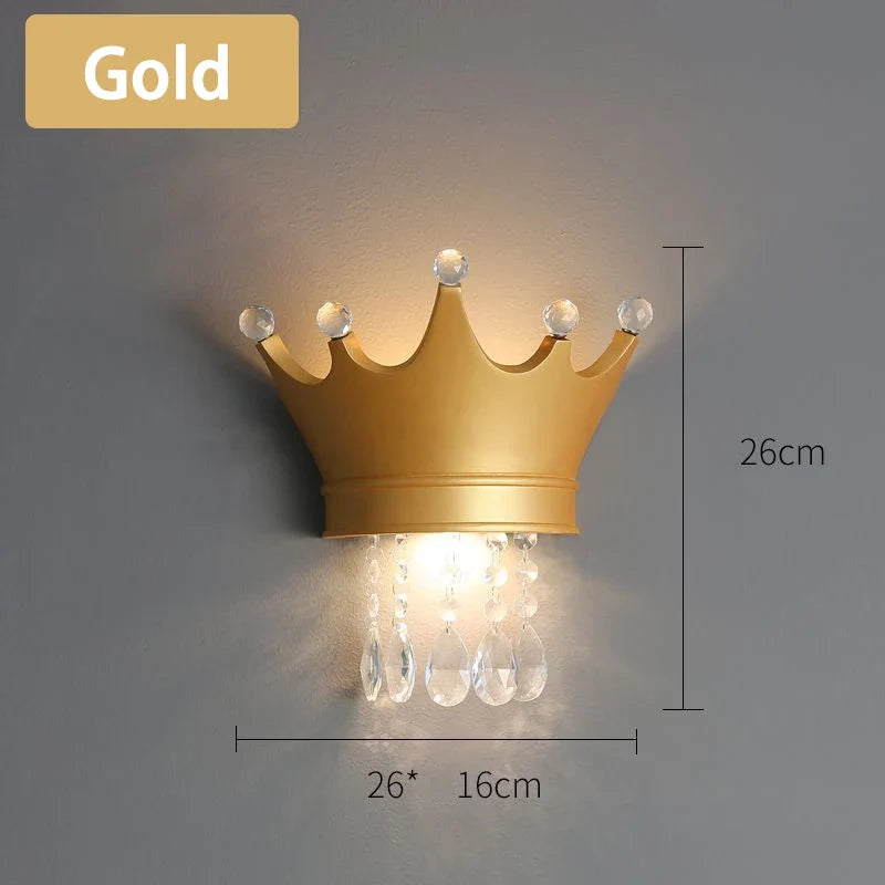 Lampe chevet suspension cristal luxe princesse décor murale