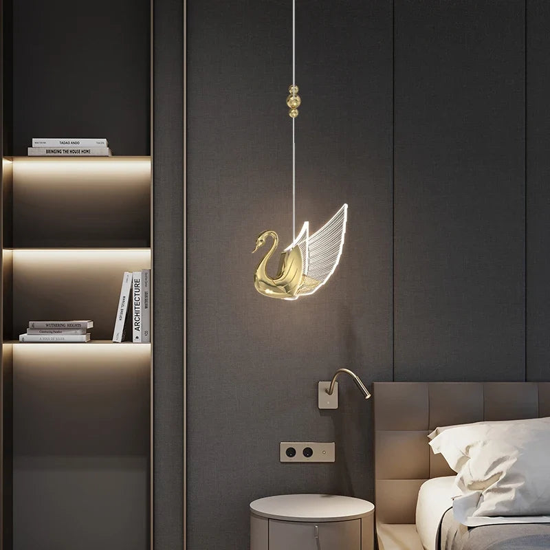 Lustre nordique ovale en cristal LED