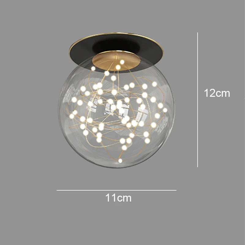 Plafonnier LED nordique éclairage intérieur décoration de la maison salon Table à manger chambre couloir vestiaire plafonnier
