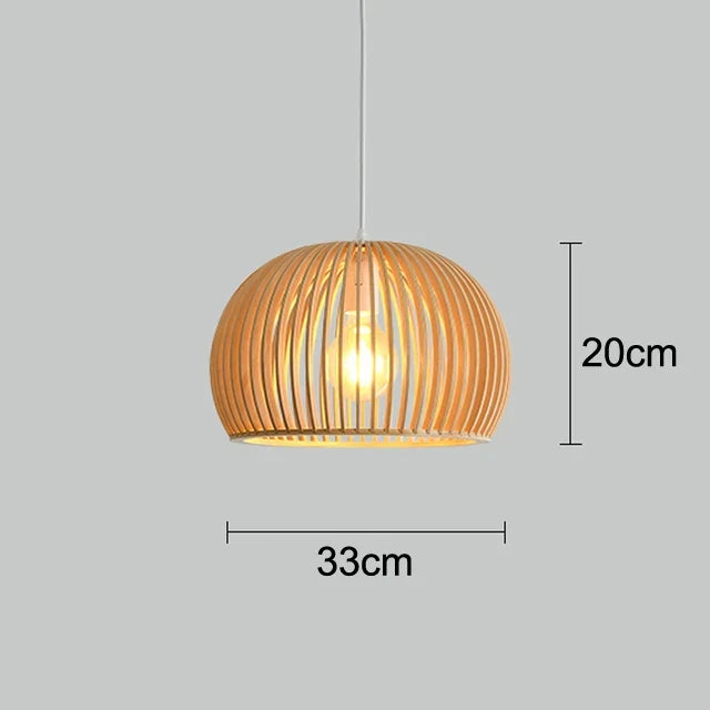 cage à oiseaux en bois luminaire suspension tom bois