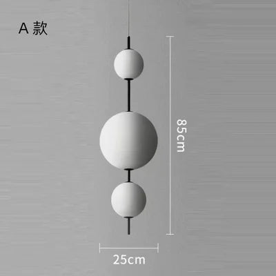 suspension en perles design pour décoration intérieure moderne