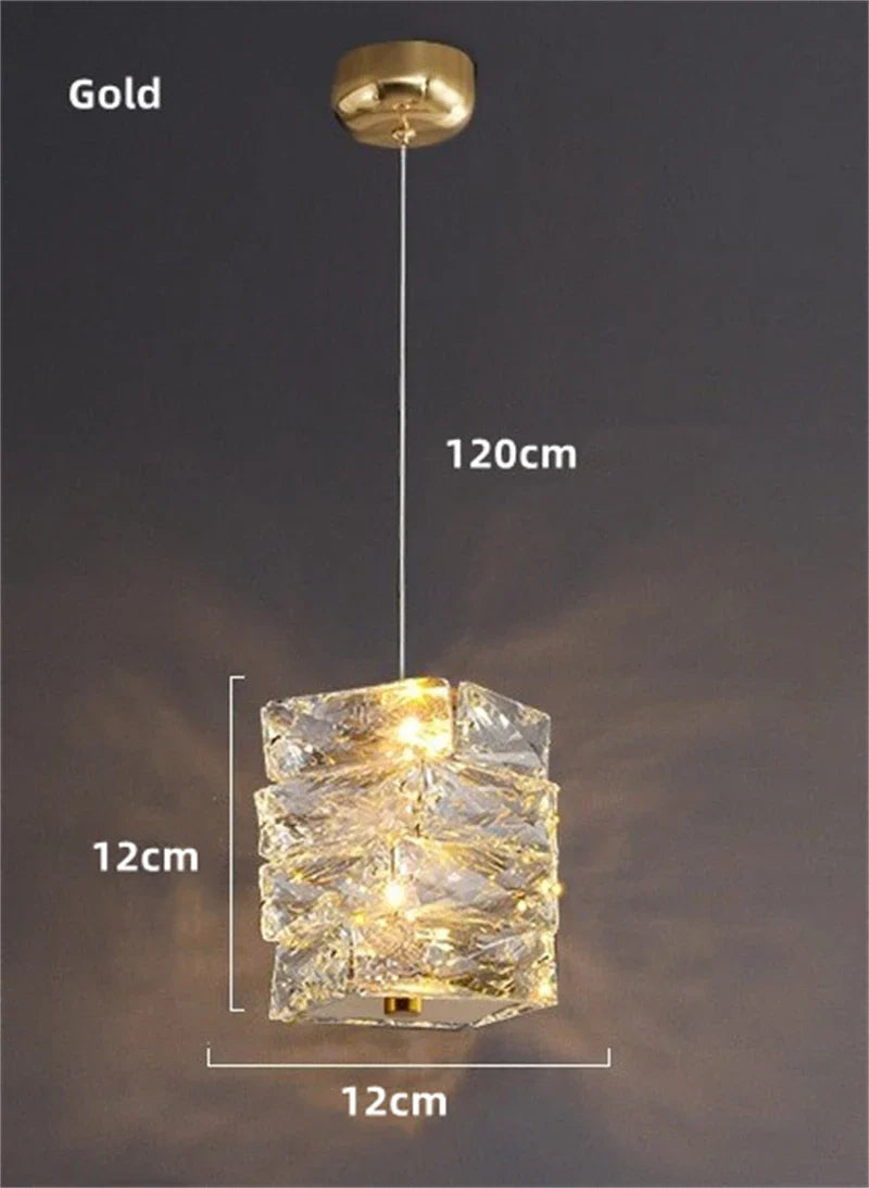 applique murale en cristal moderne lampe à led pour intérieur