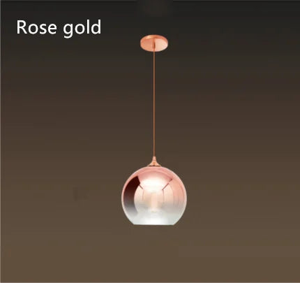 suspension modernes en verre pour décoration nordique