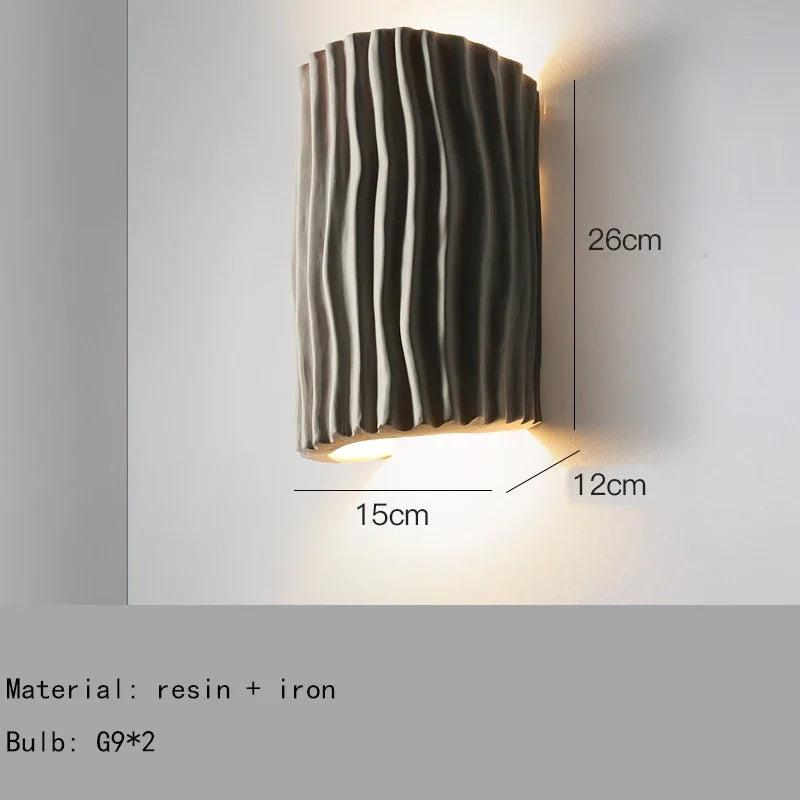 applique murale en résine artistique pour décoration