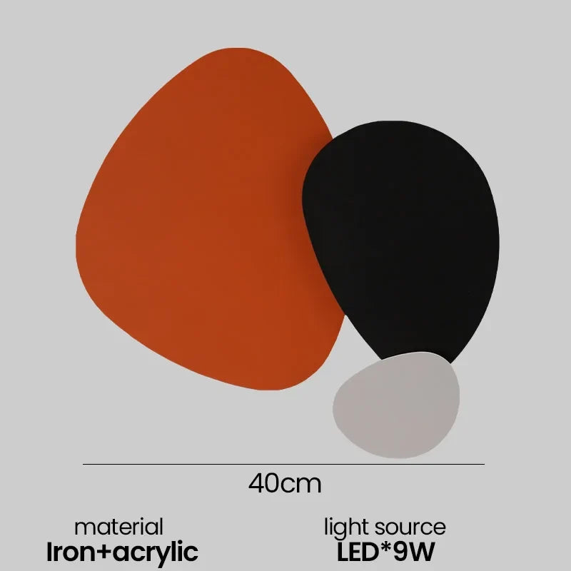 Applique murale LED colorée moderne
