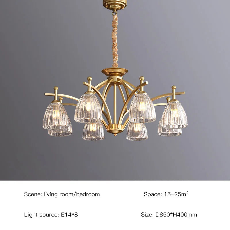 lustre en verre rétro pour une ambiance élégante et lumineuse