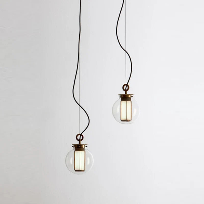 suspension en verre minimaliste pour bar et restaurant